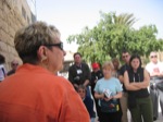 Jeanne speaks to a group